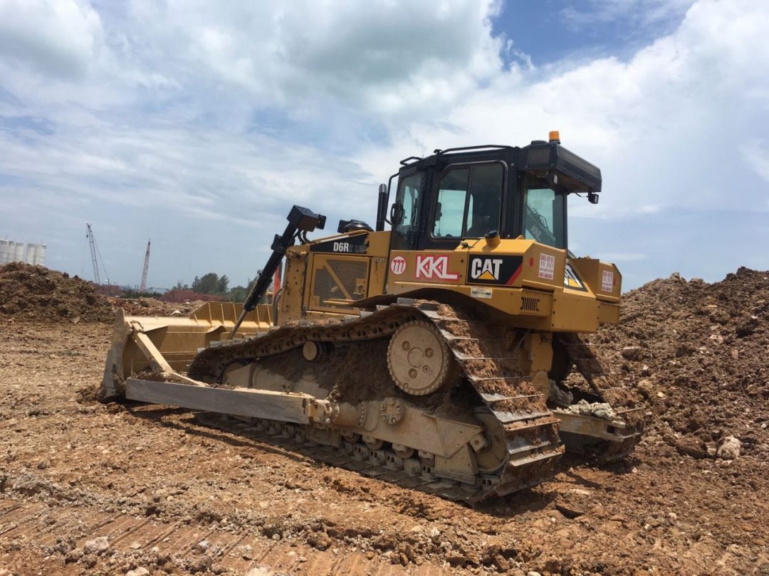 KKL Bulldozer Moving Earth